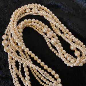 Multi strand Pearl Necklace